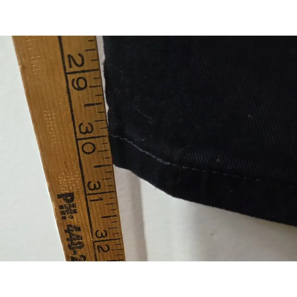 Levi's 513 Men's Jeans Slim Fit Straight Leg Stretch Jet Black Denim W38 L30